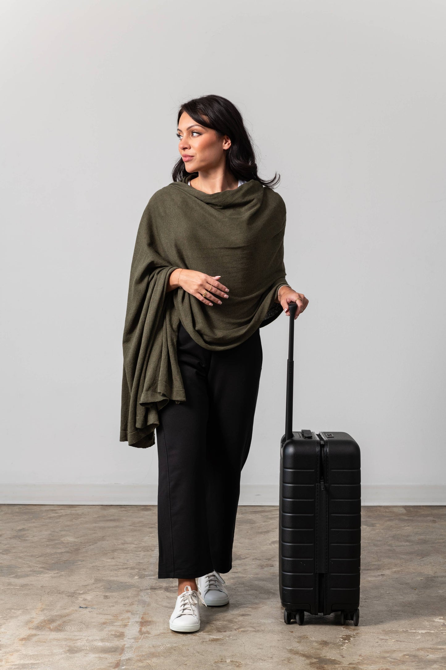 Dreamsoft Organic Cotton Travel Scarf - Olivewood - Zestt Organics