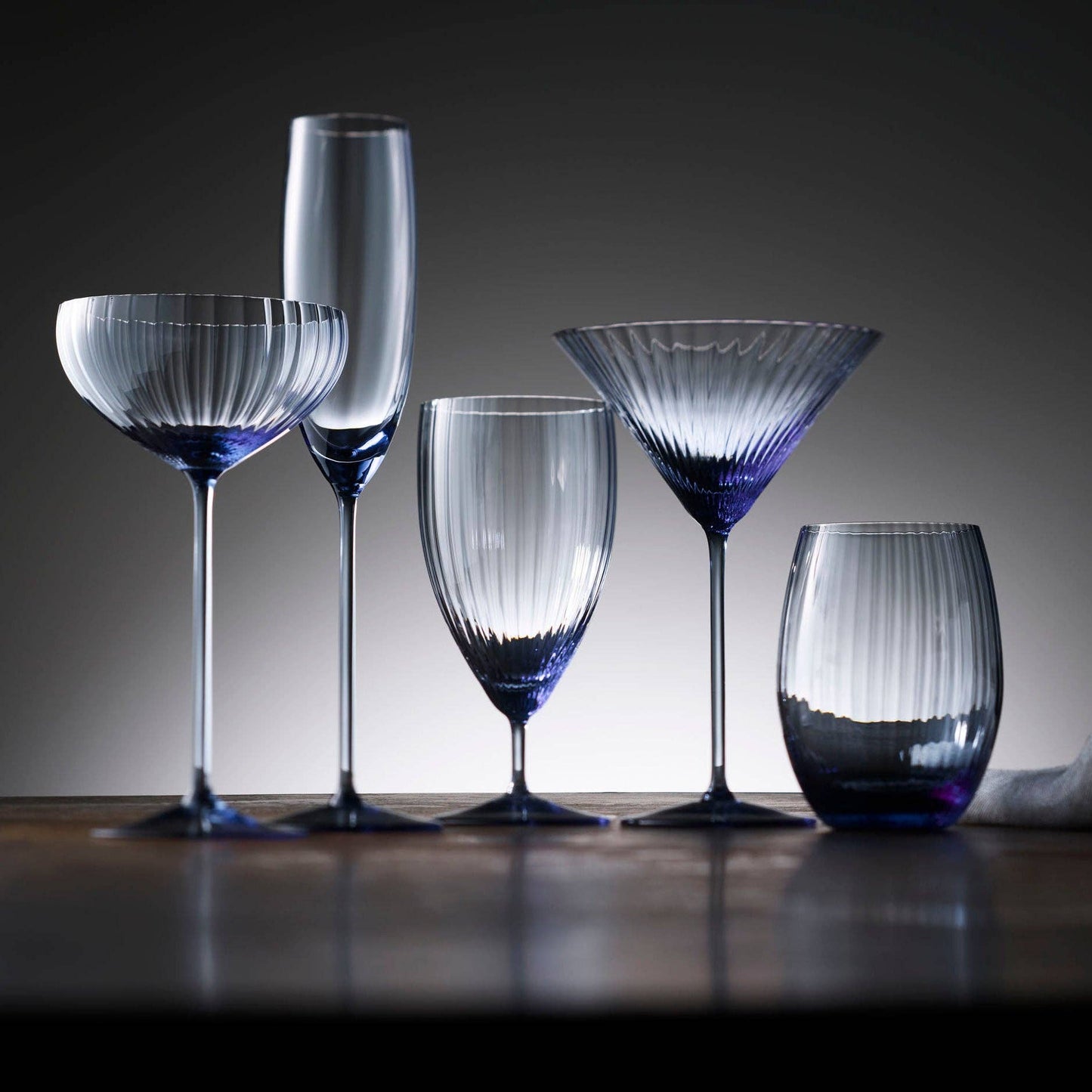 Quinn Ocean Martini Glasses, Set of 2