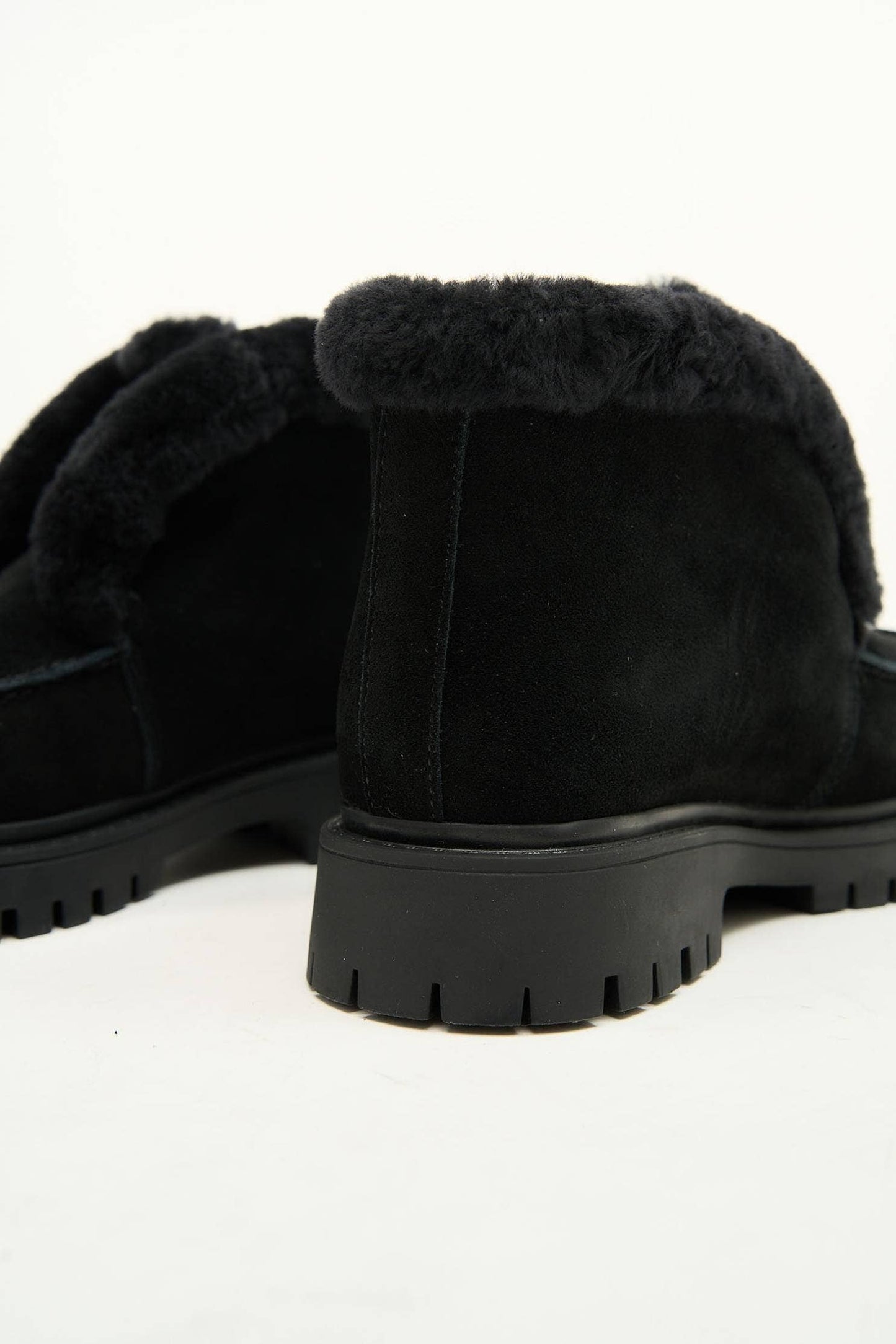 Vail Black Fur Boots