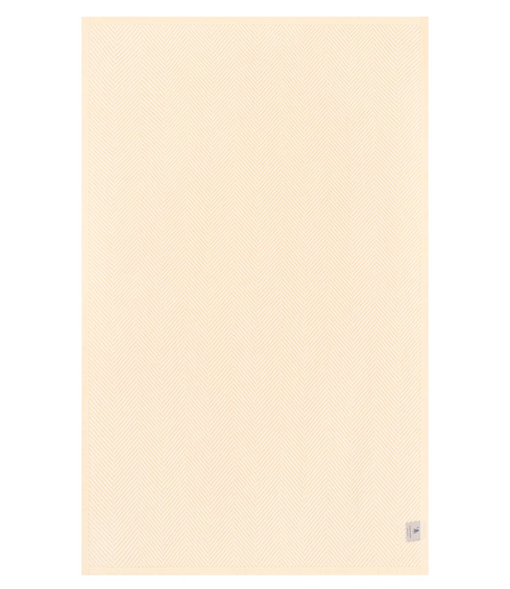Harborview Herringbone Cream Blanket - Mini