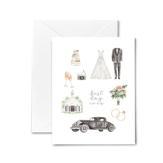 Wedding Card - Best Day Ever