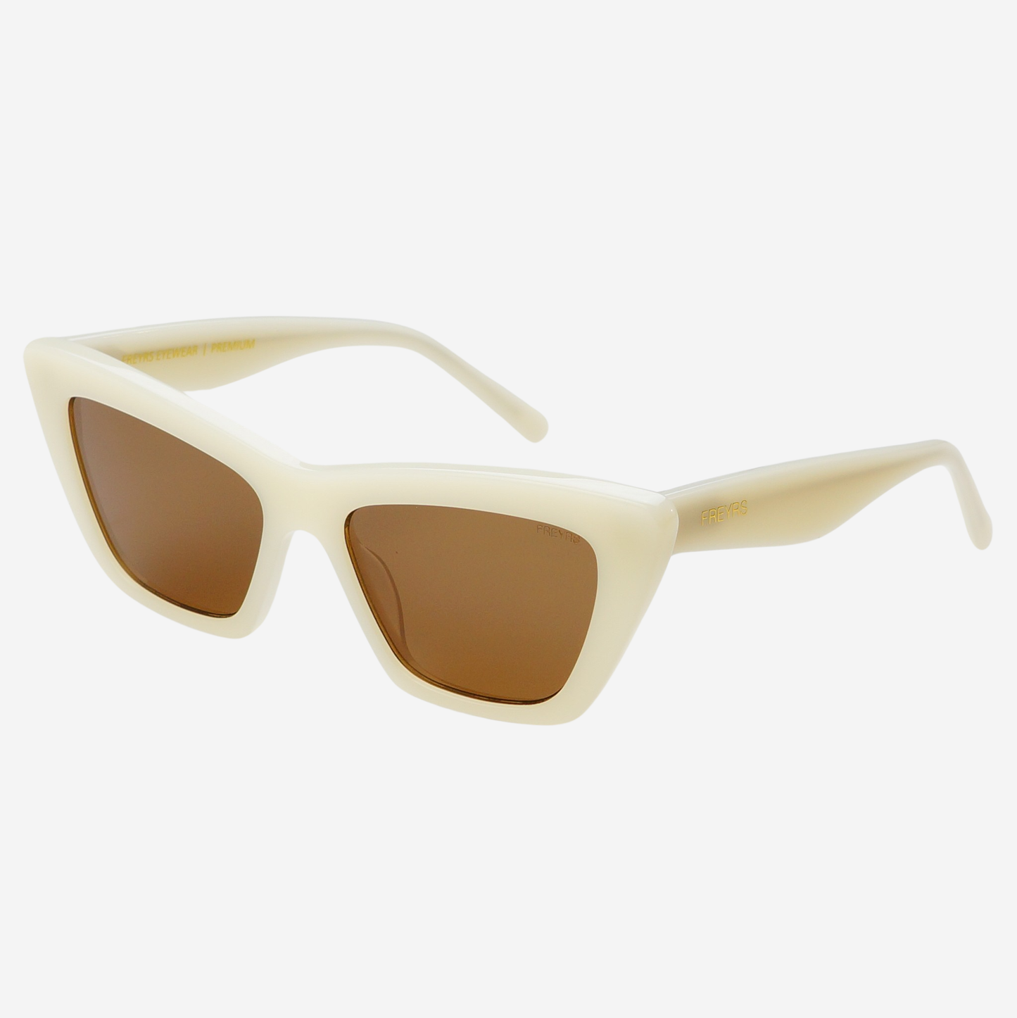 Siena Women's Cat Eye Sunglasses - Milky White