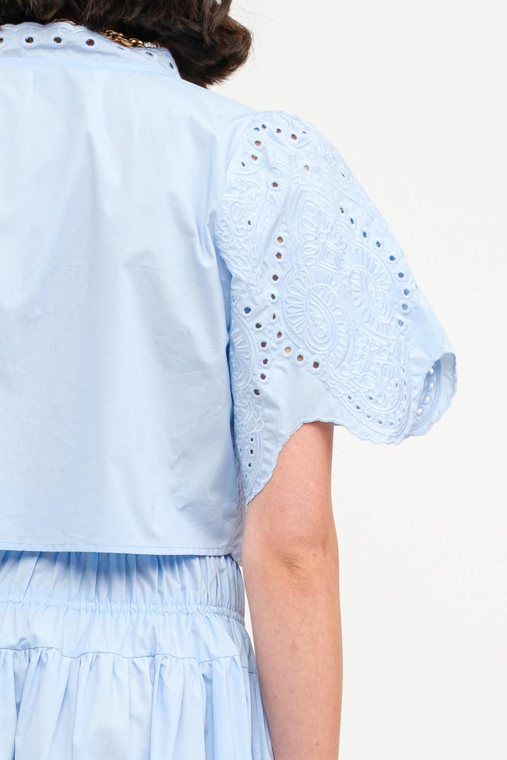 Margot Baby Blue Blouse - Sofie the Label