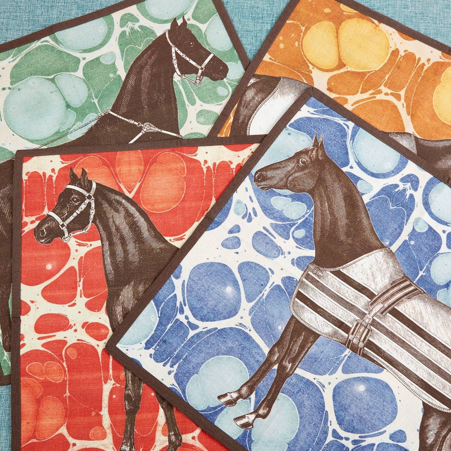 Quine Marble Dinner Napkins - Set of 4 - Thomas Paul