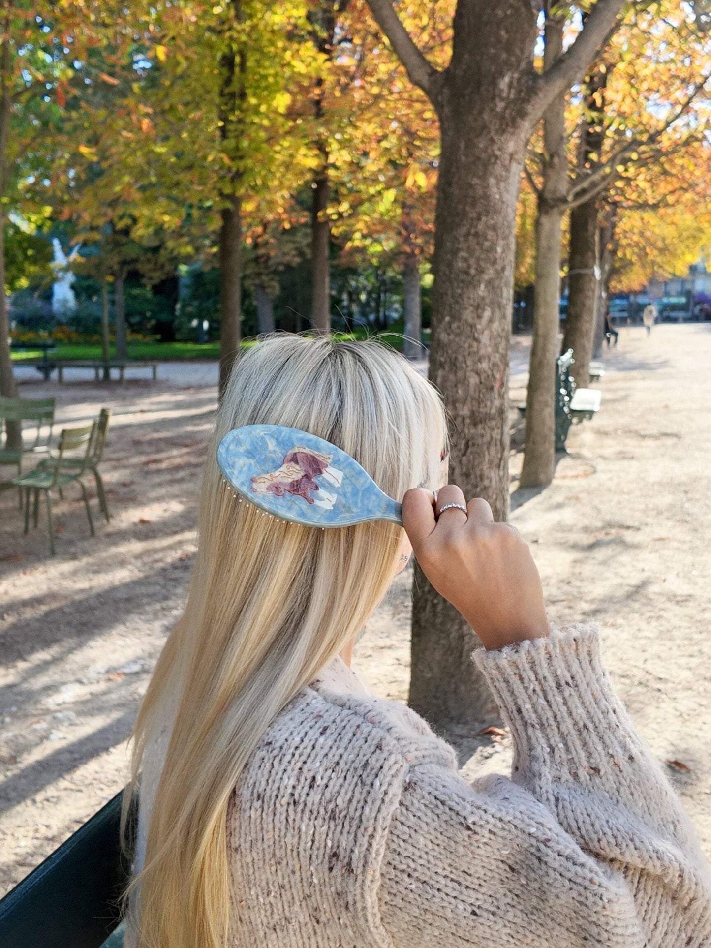 Hand-painted Horse Hair Brush