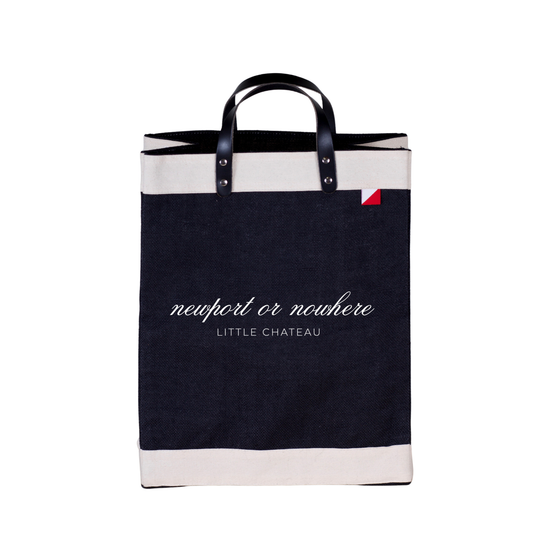 Newport or Nowhere Market Tote - Black