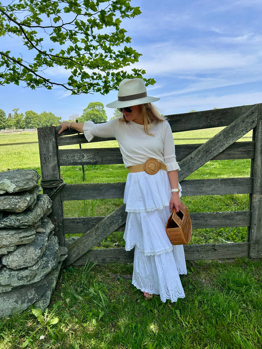 Ponza Skirt - White - Essgee