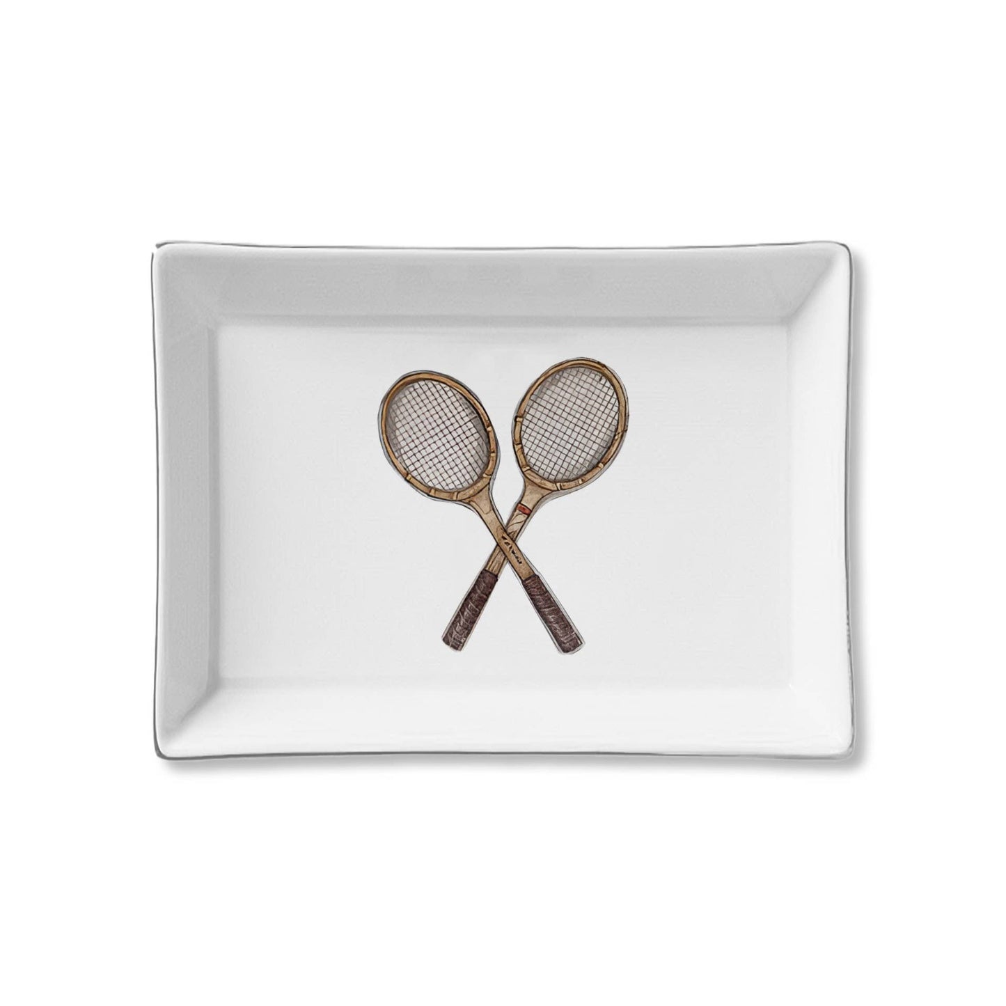 Ceramic Tray - Vintage Tennis - Toss Designs