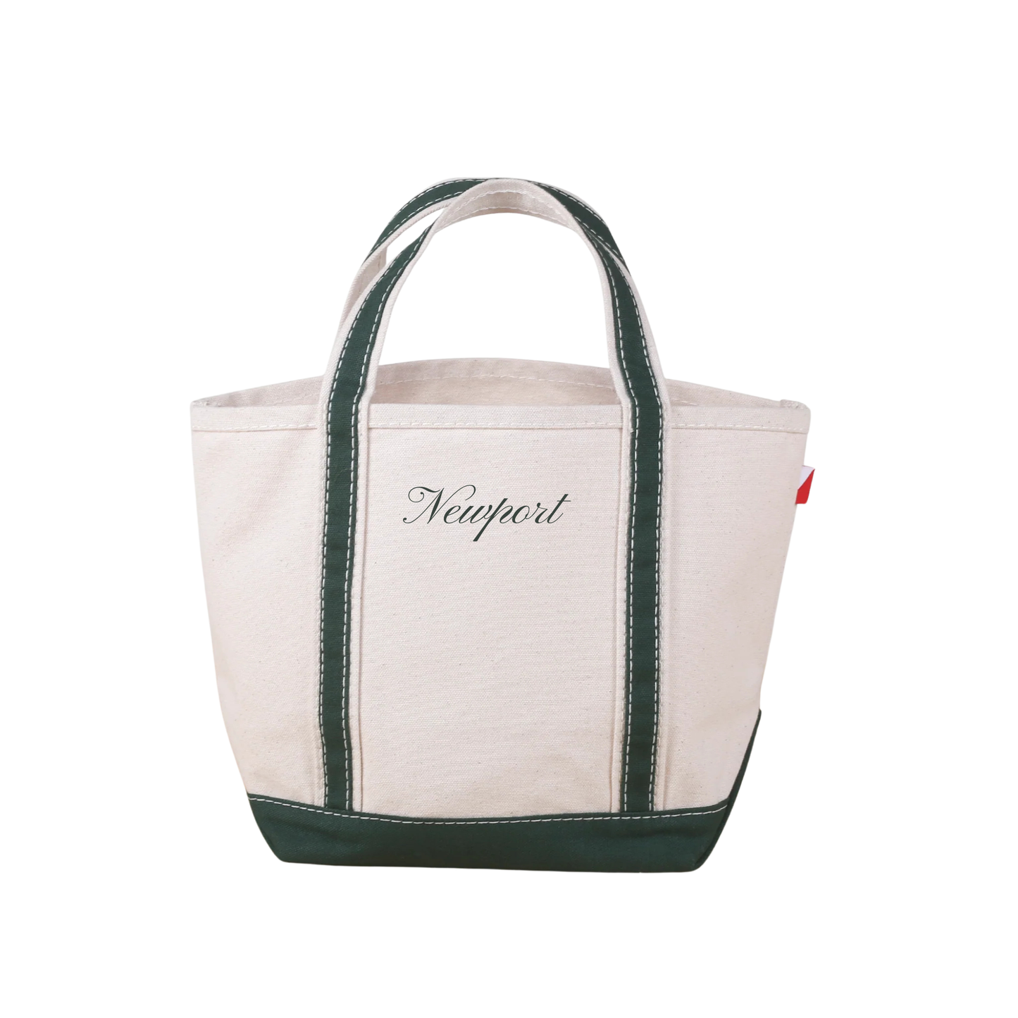 Newport Mini Classic Embroidered Tote - Green