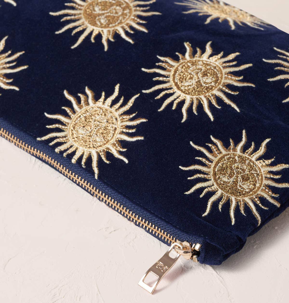Sun Goddess Navy Everyday Pouch - Elizabeth Scarlett