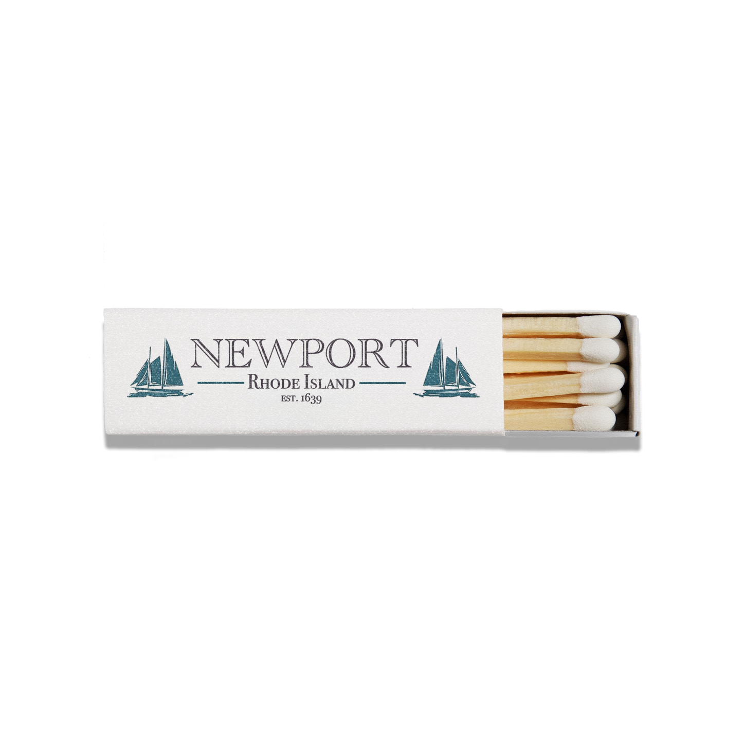 Newport Matchbox Print with White Frame