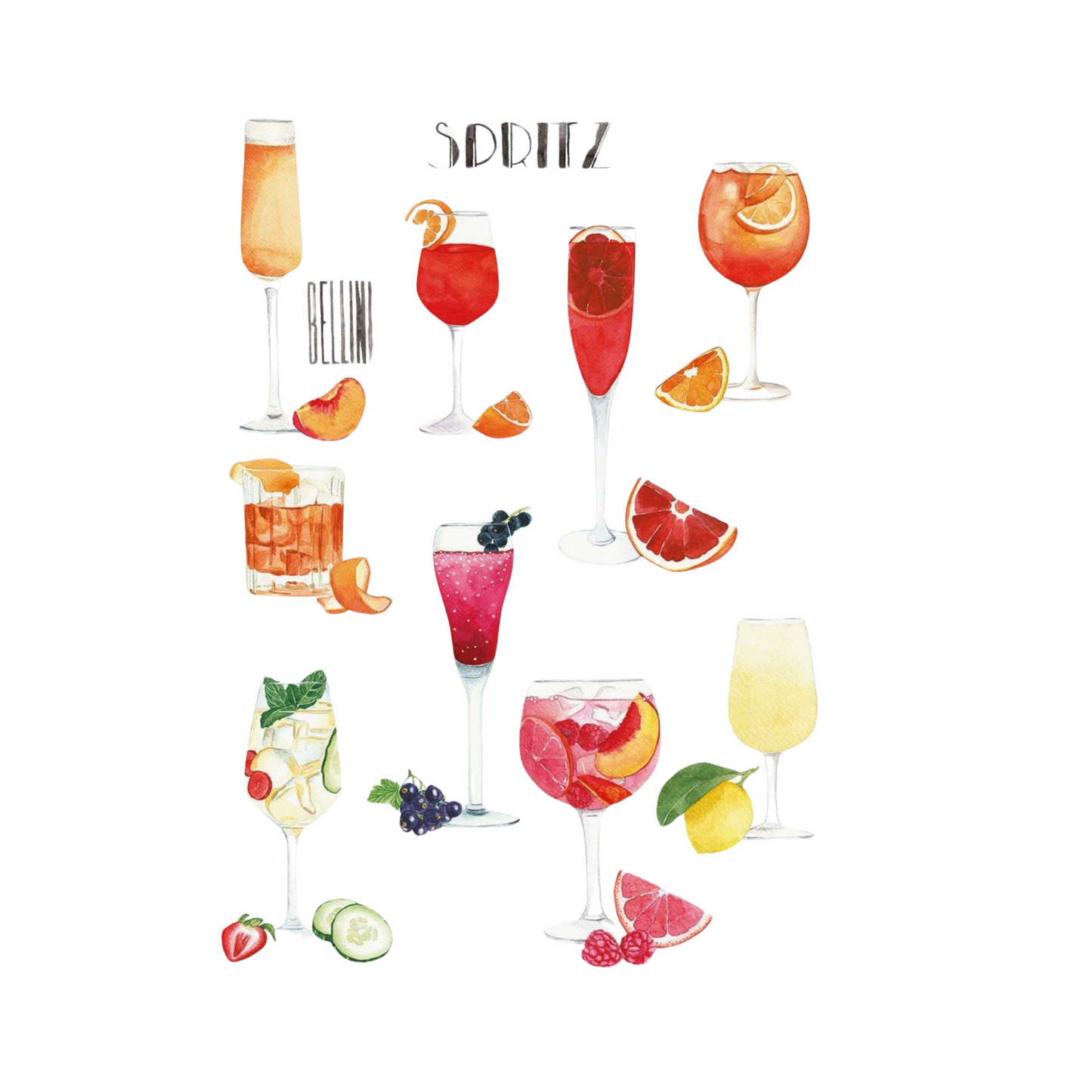 Spritz Tea Towel - Maison Lorrain