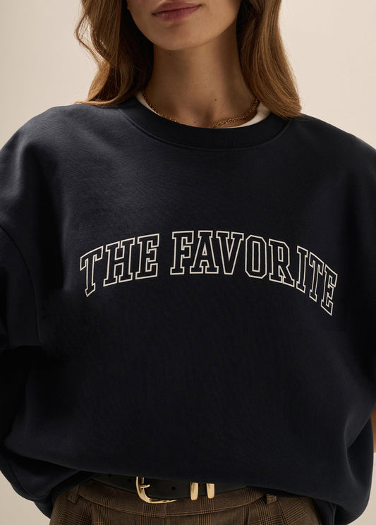 The Favorite Sweatshirt - Navy - Favorite Daughter