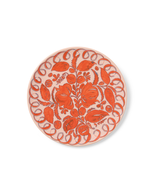 Amalfi Dinner Plate Pink - 10.6" Diameter