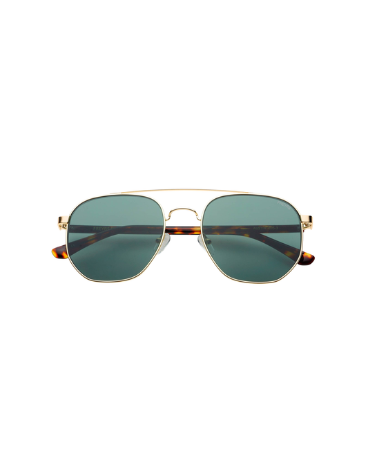 Austin Unisex Sunglasses - Gold + Green - FREYRS