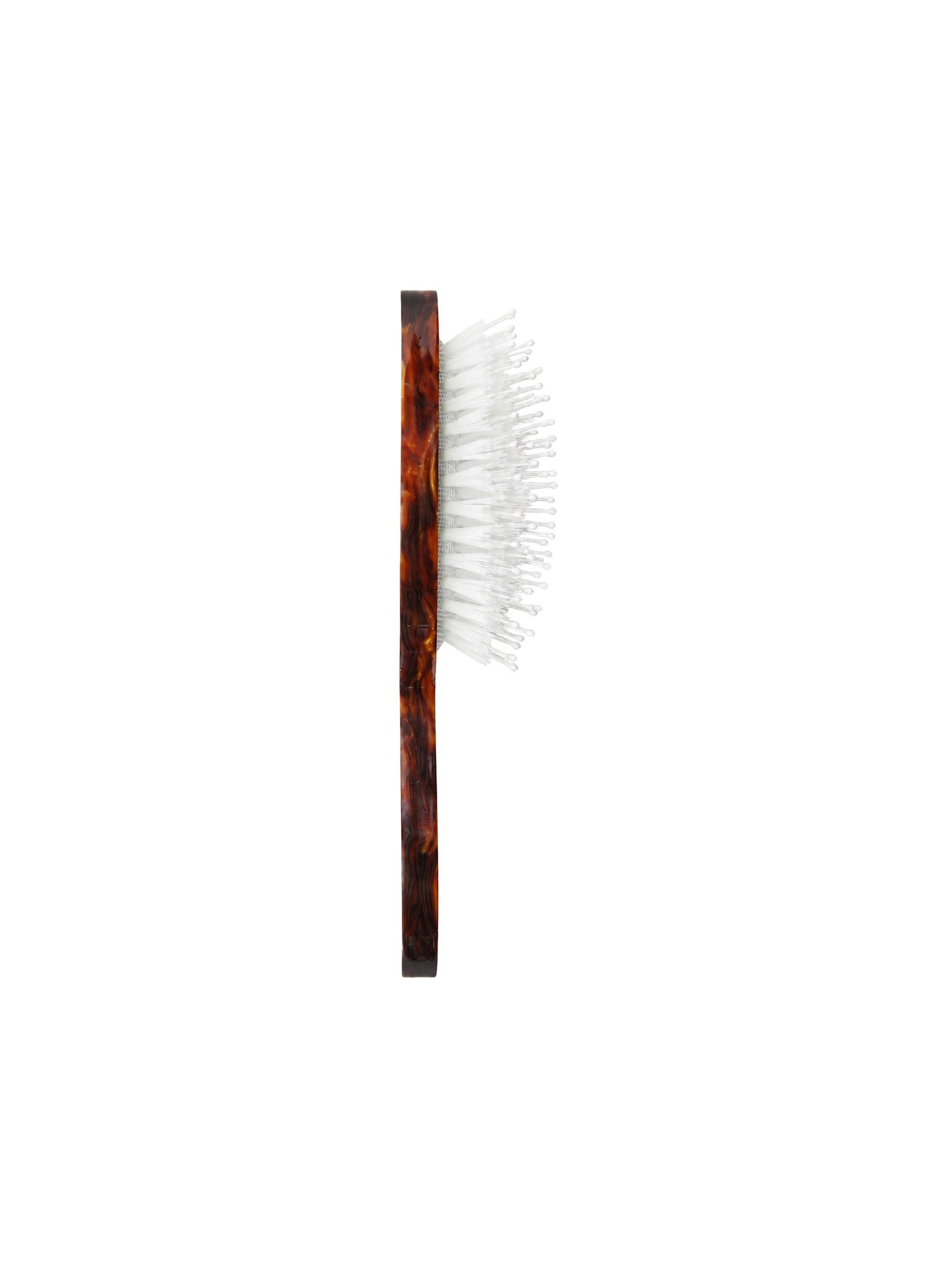 Hand-painted Brown Sakura Blossom Hair Brush