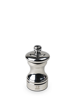 Bistro Chef Shiny Salt and Pepper Mill Stainless Steel - Sold Separately - Peugeot