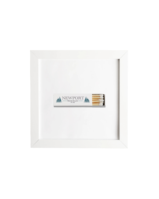 Newport Matchbox Print with White Frame