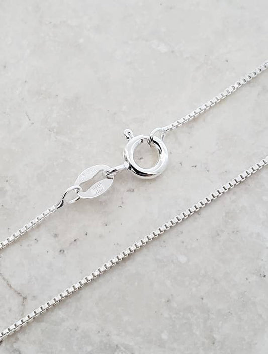16" Sterling Silver Box Chain