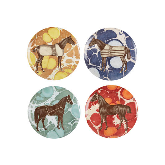 Equine Dinner Plates - Set of 4 - Thomas Paul