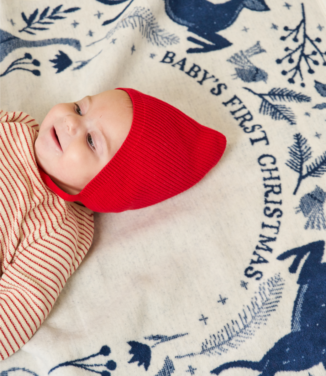Baby's First Christmas Mini Blanket