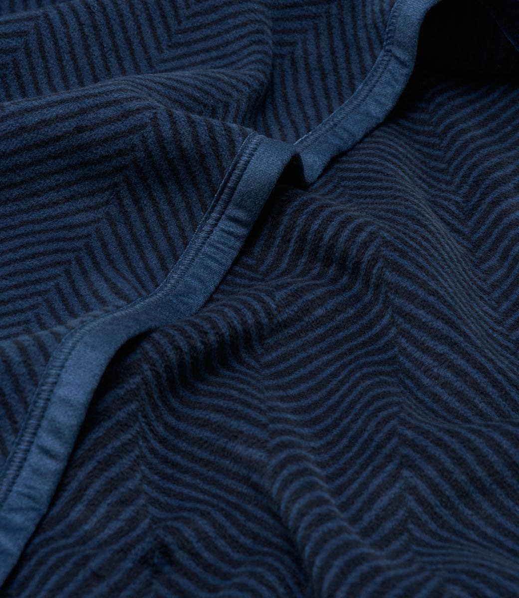 Harborview Herringbone Deep Sea Blanket - Chappywrap