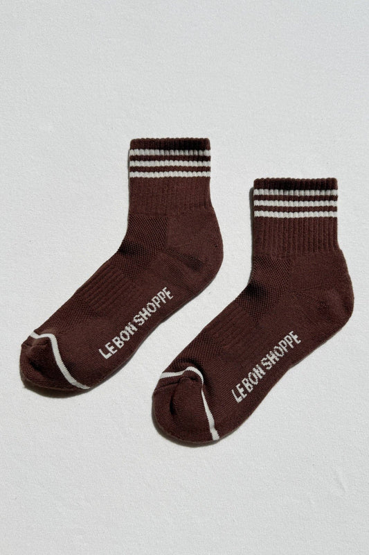 Girlfriend Socks - Brown