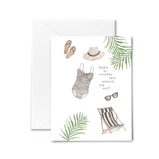 Birthday Card - Around the Sun