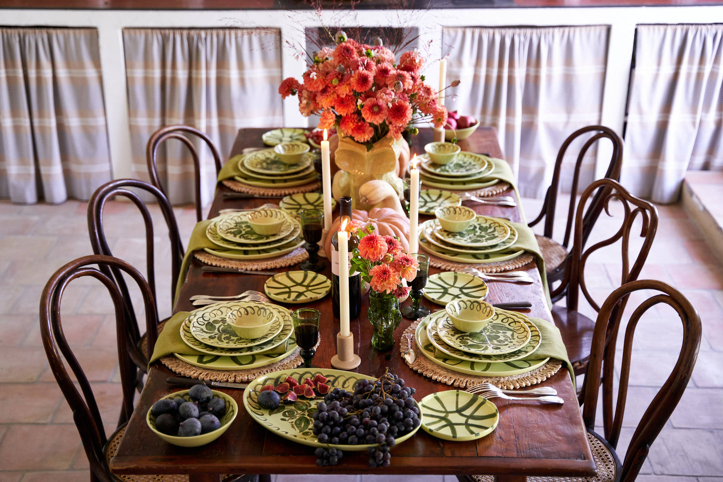 Amalfi Dessert Plate Lime - 9.1" Diameter