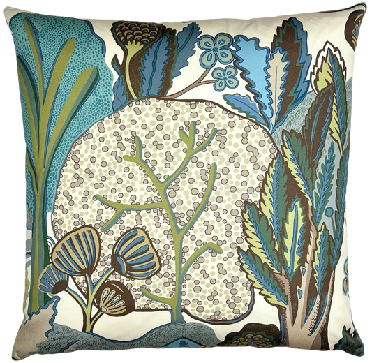 Elodie Pillow - Blue Hues - 22x22