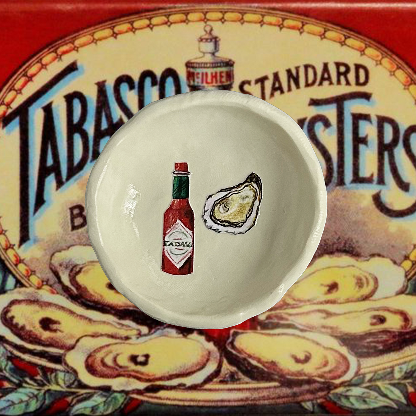 Hot Sauce & Oyster Dish - Wear Your Snacks