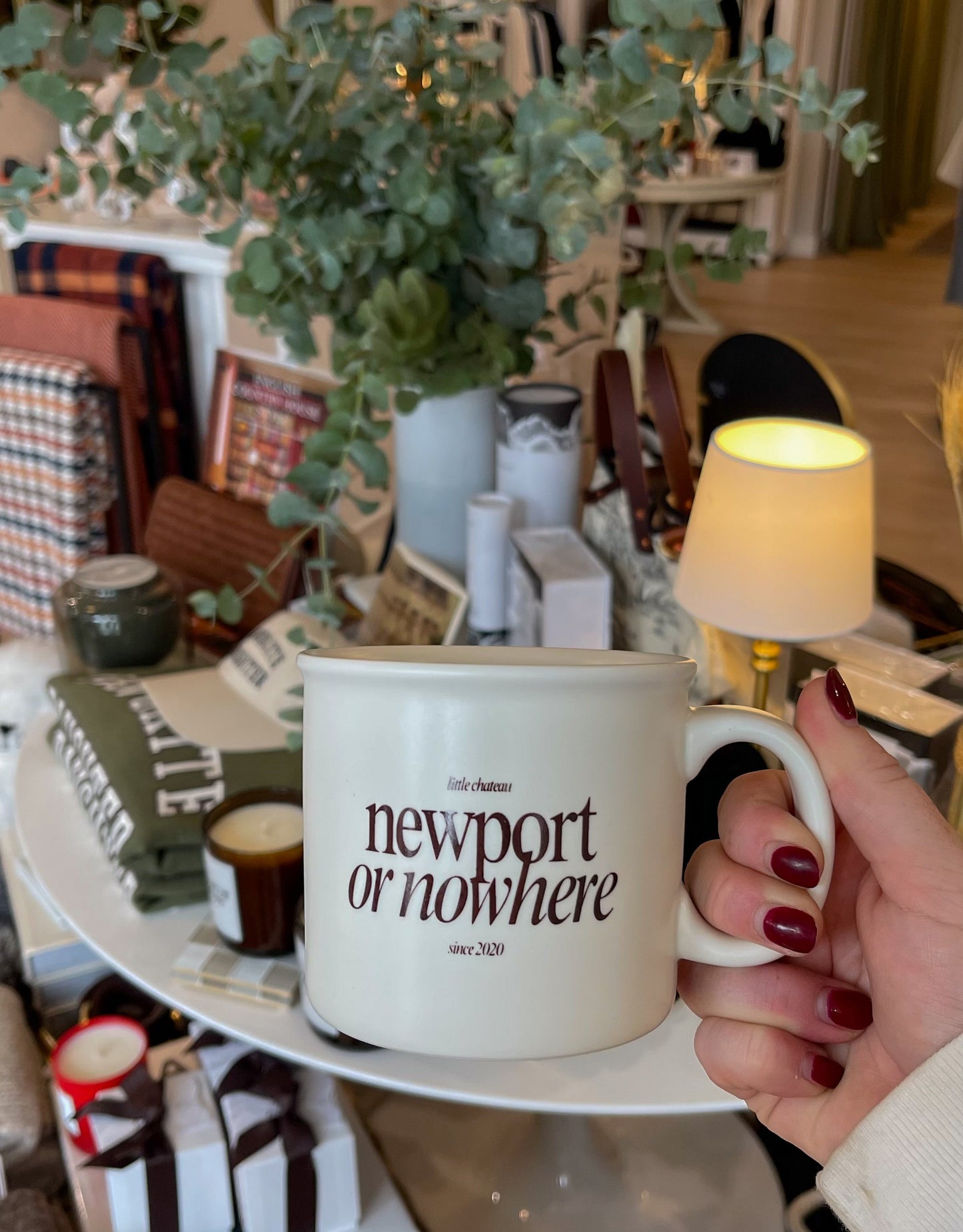 Newport or Nowhere Chunky Ceramic Mug