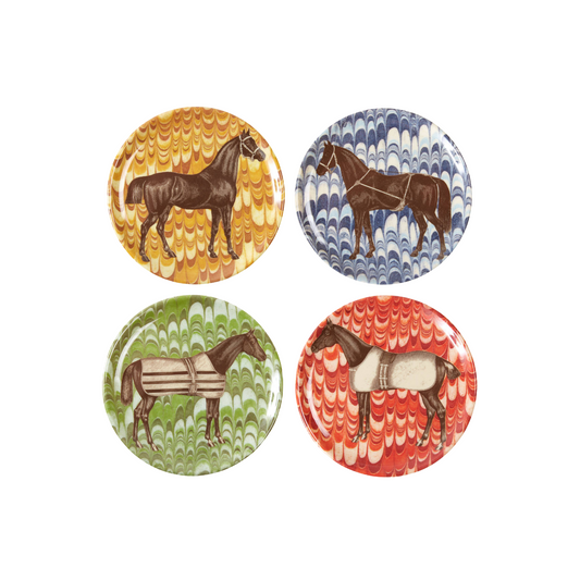 Equine Coasters - Set of 4 Marbled - Thomas Paul
