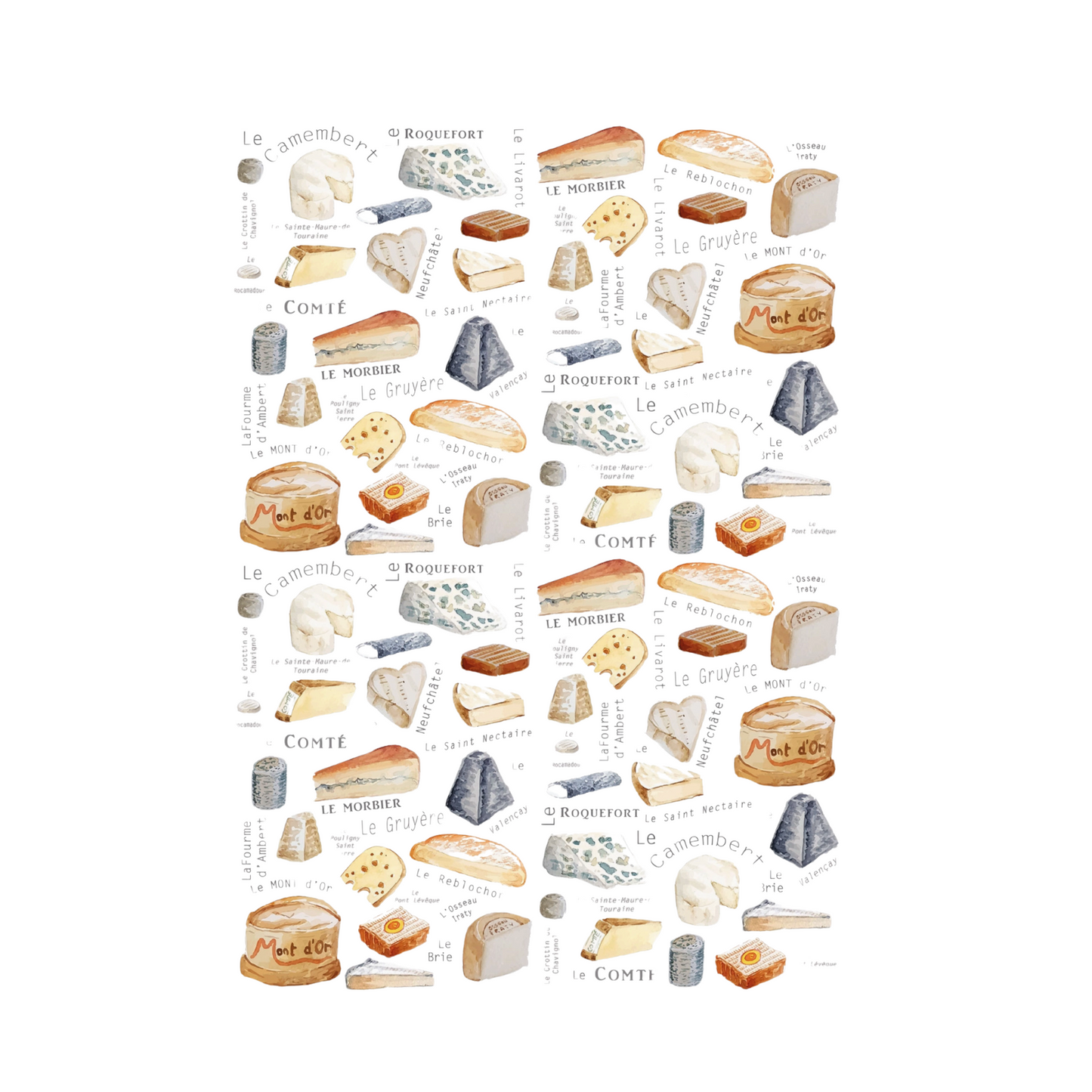 Cheese Tea Towel - Maison Lorrain