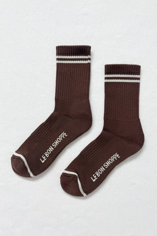 Boyfriend Socks - Wood