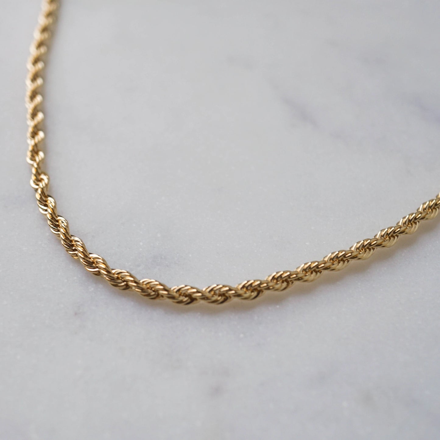 Rope Gold Filled Chain Necklace - JoeLuc