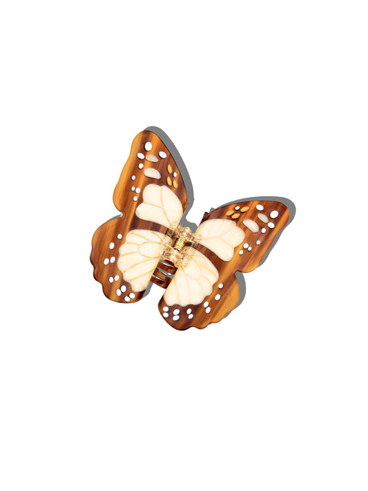Butterfly Claw Hair Clip - Natural