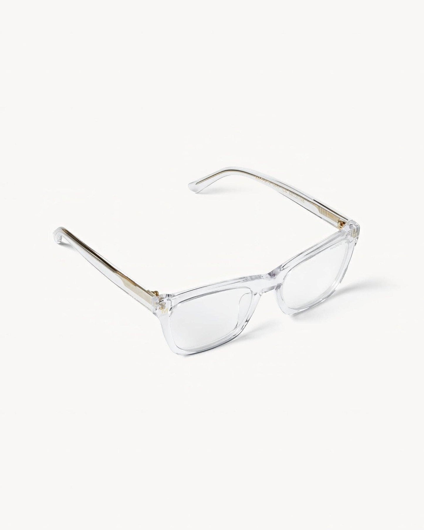 Reading Glasses in Clear: Blue Light (No Magnification)