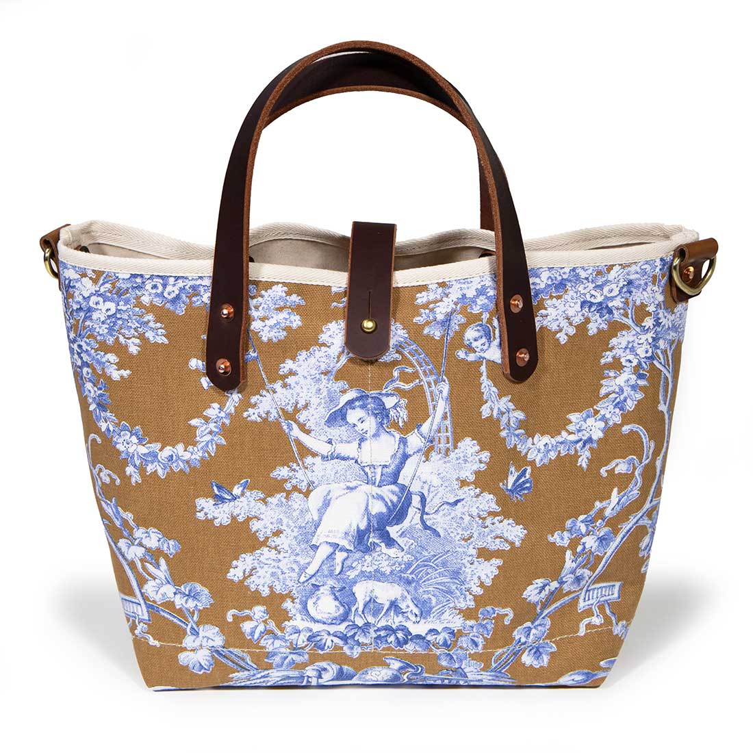 Oak & Ink All Day Toile Mini Tote