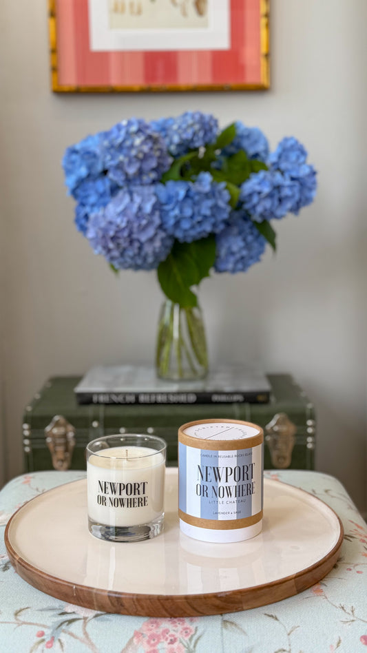 Newport or Nowhere Candle - Lavender + Sage - Scripted Fragrance