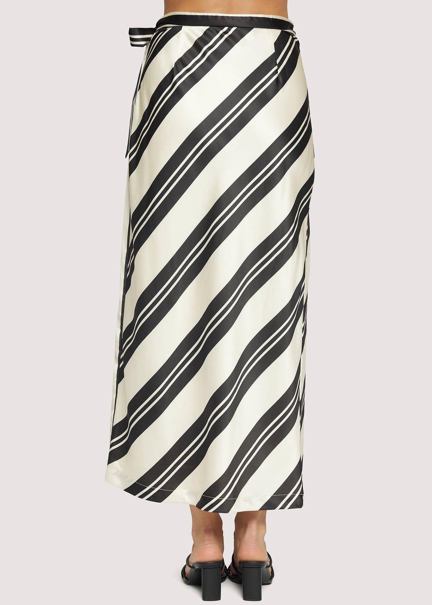 Palermo Maxi Wrap Skirt - Cream/Black