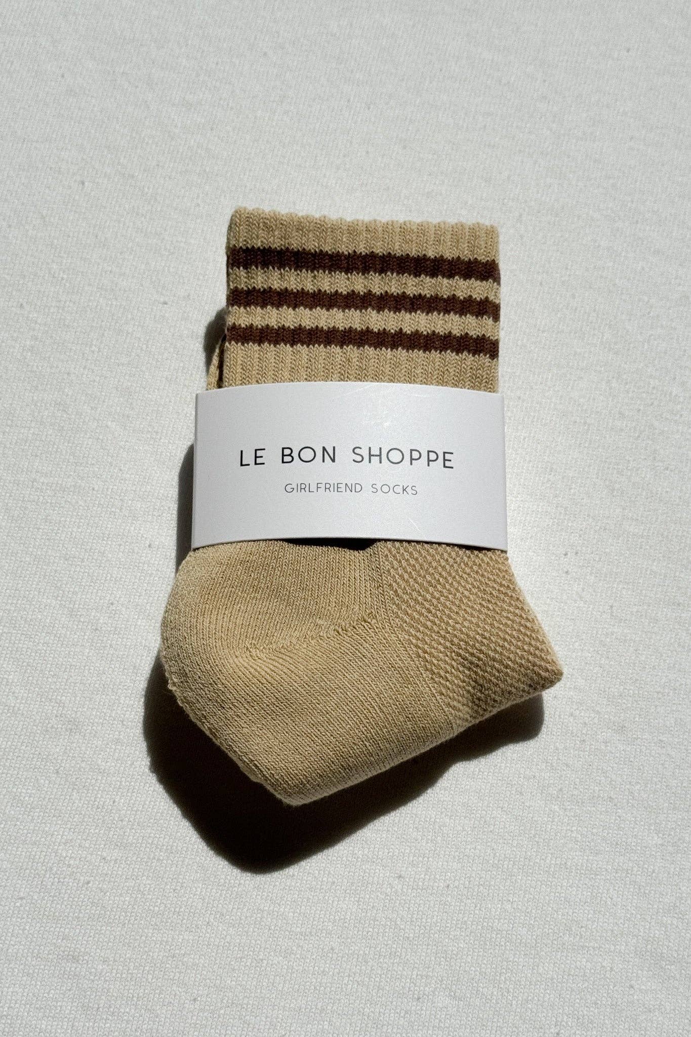 Girlfriend Socks - Tan/Brown