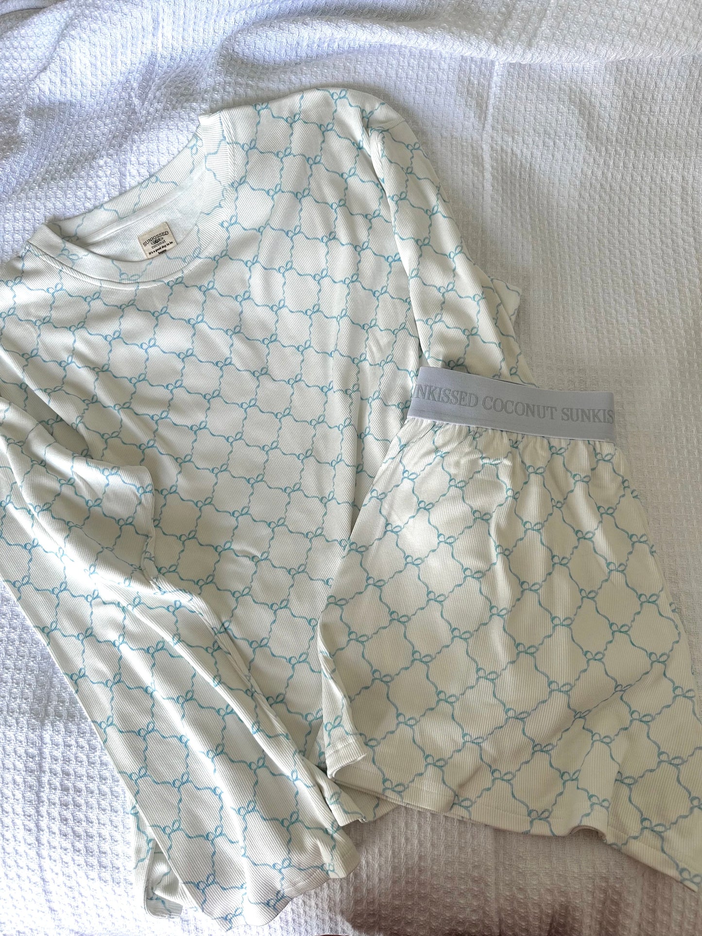 Bow Pajama Top - Sunkissed Coconut