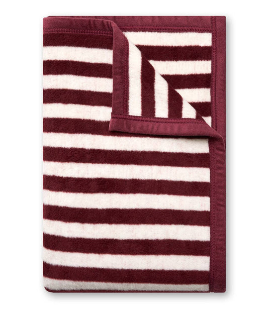 Sideline Stripe Maroon Midi Blanket - Chappywrap