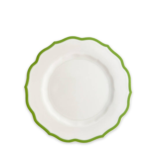 Stella Scalloped Verde Salad Plate