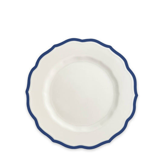 Stella Scalloped Blue Salad Plate