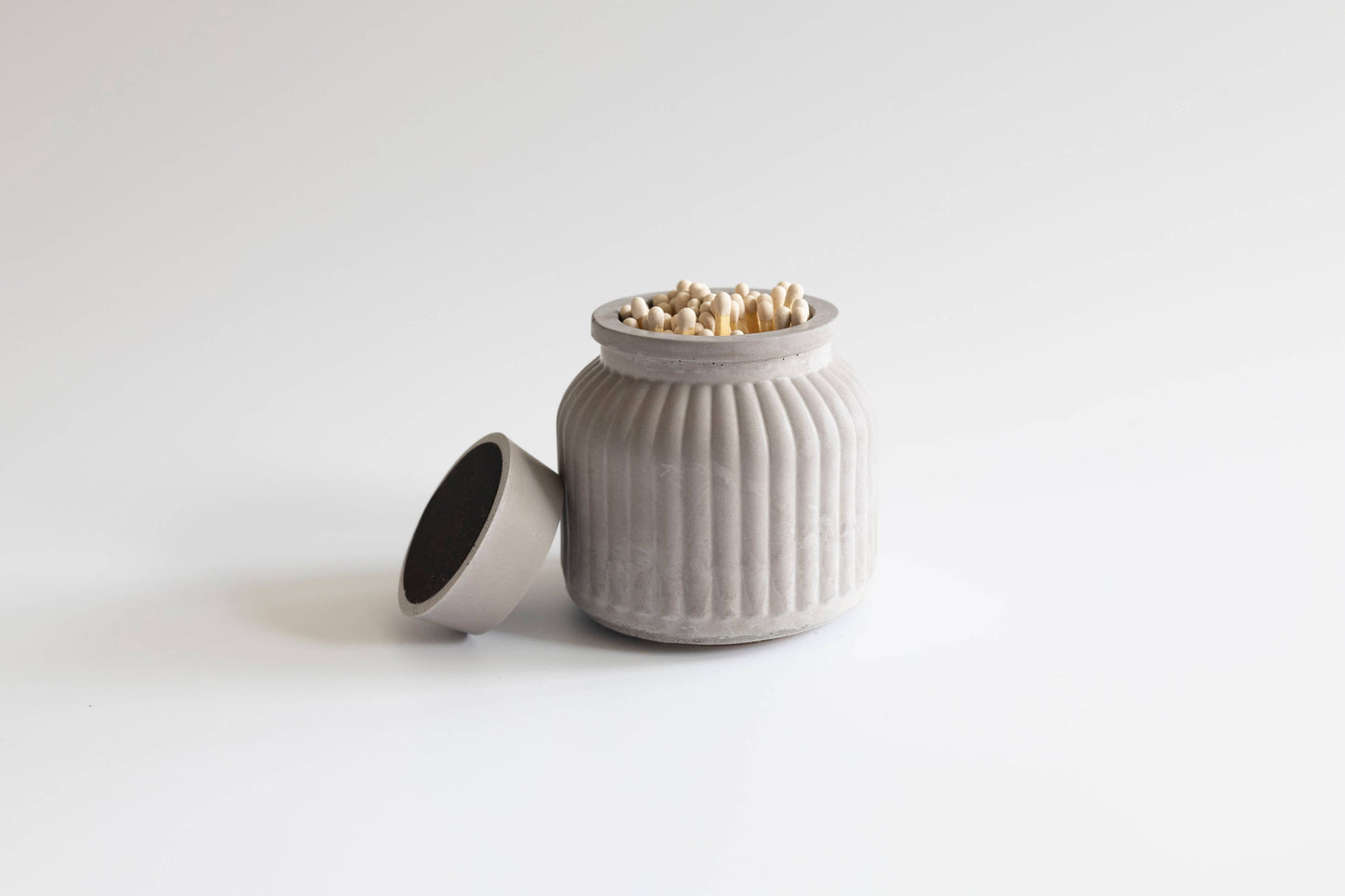 Apothecary Match Holder - Grey