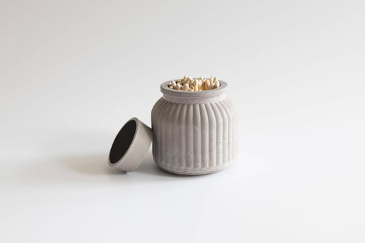 Apothecary Match Holder - Grey