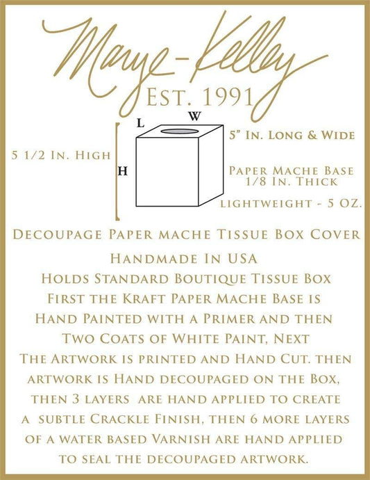 Sailboat & Anchor Tissue Box Cover