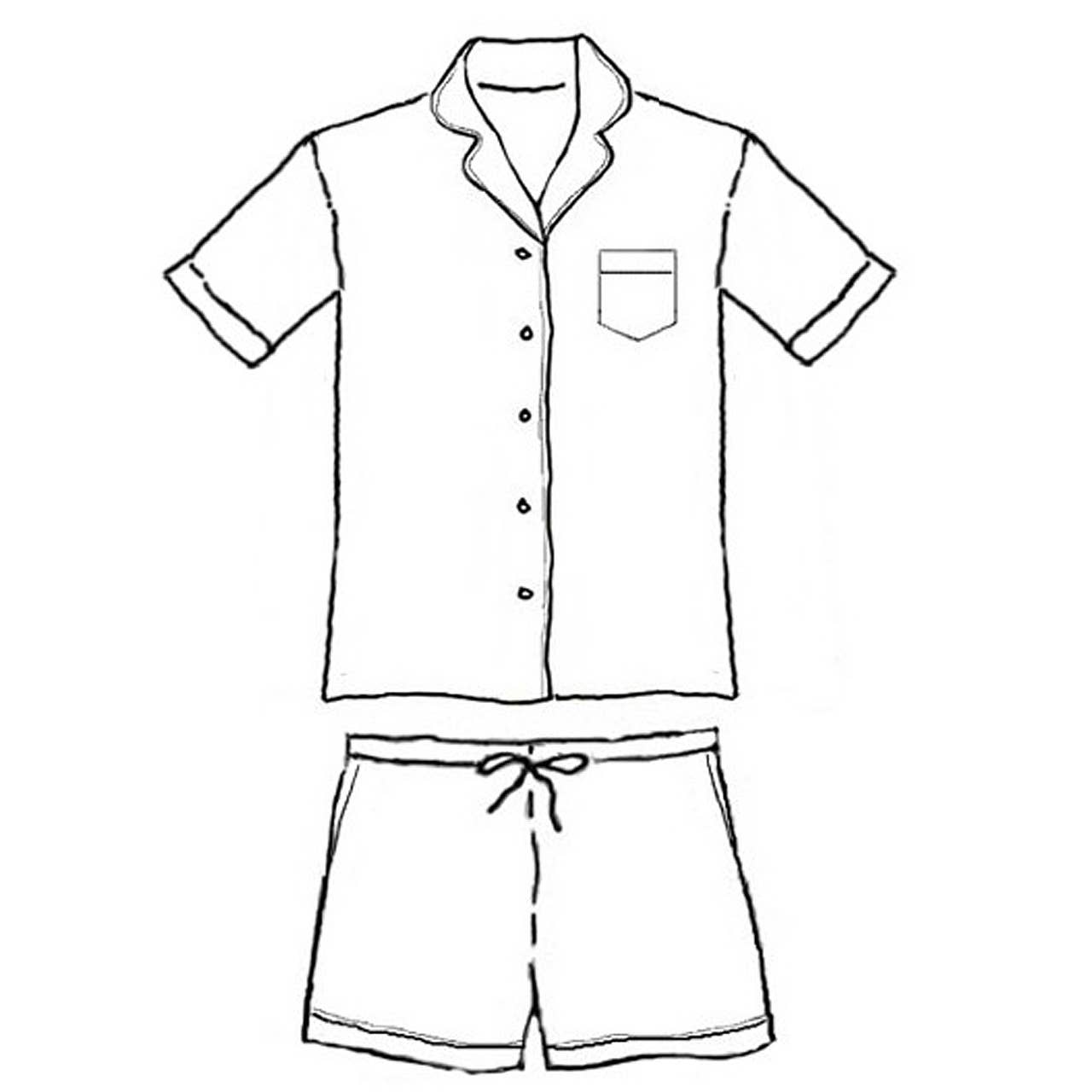 Lotta Love Short Sleeve Shorty Pajamas - Needham Lane